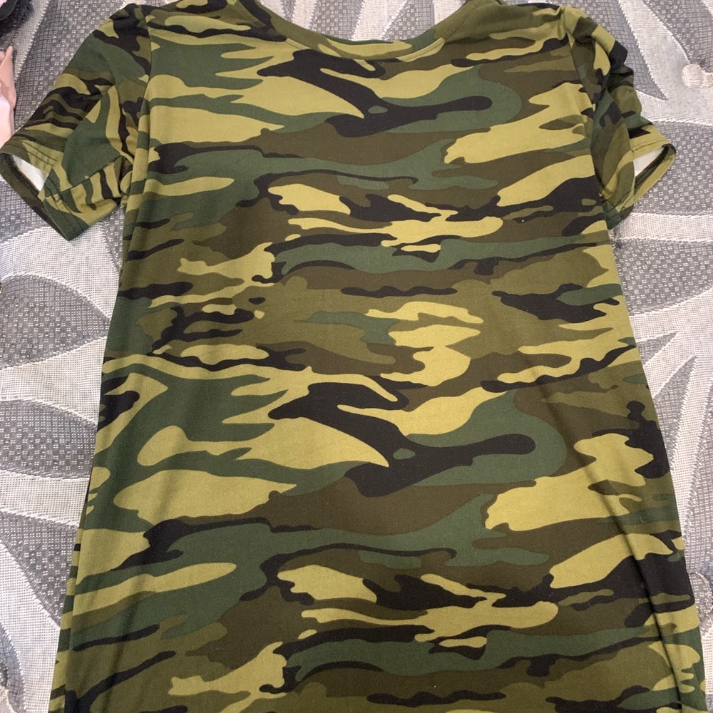 2 Piece Camo Jumpsuit